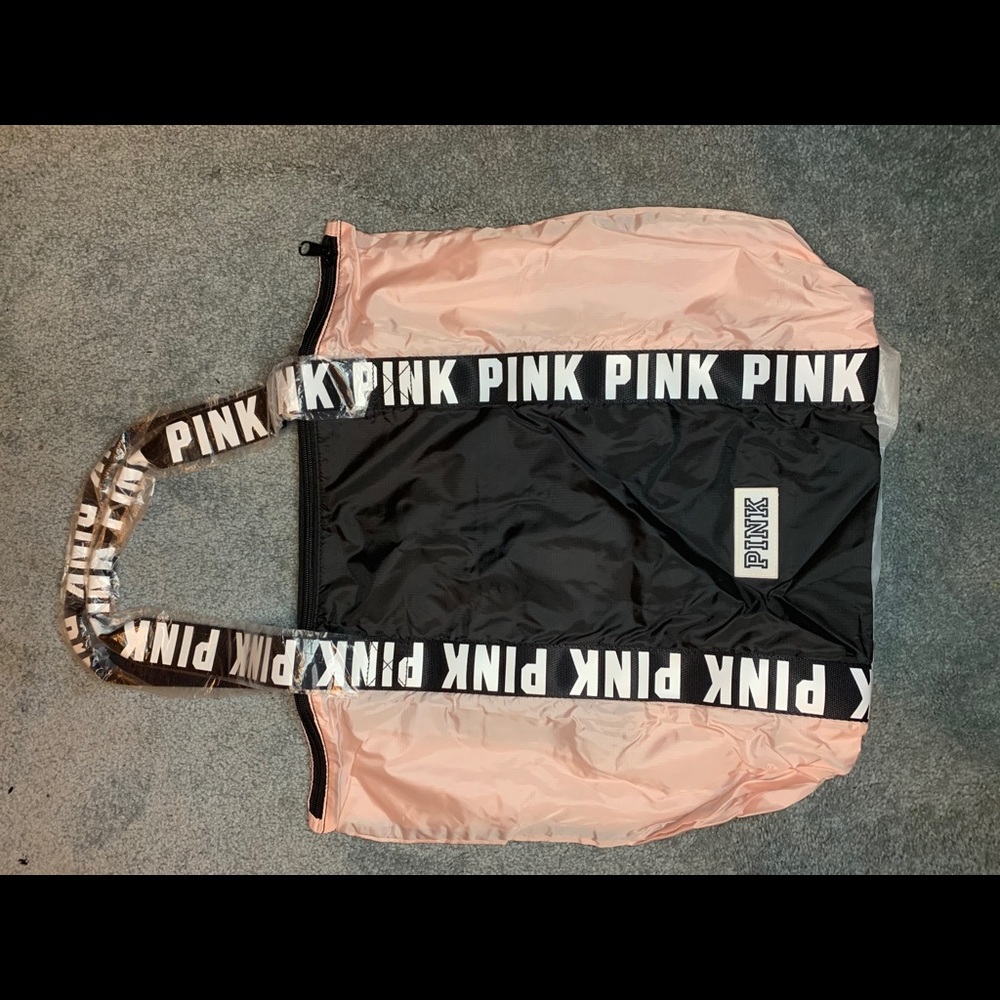 Pink VS Bag and Pink Jacket